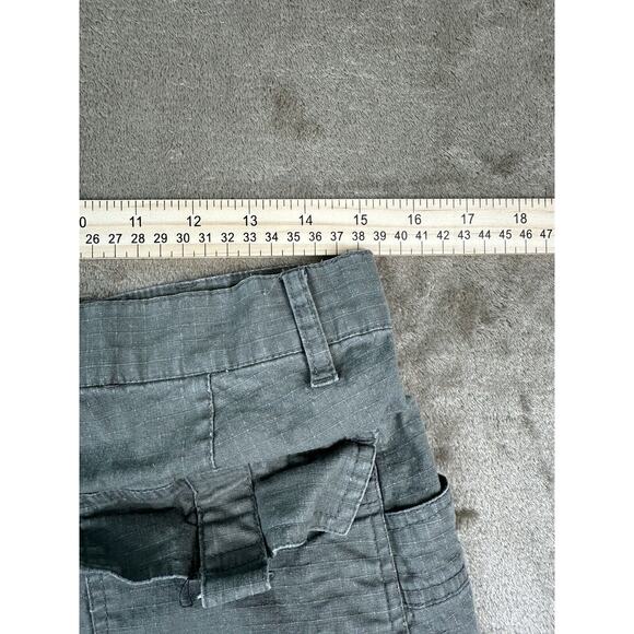 Zoey And Beth Capri Pants Women’s Size Large Green Gray Olive - Picture 5 of 5